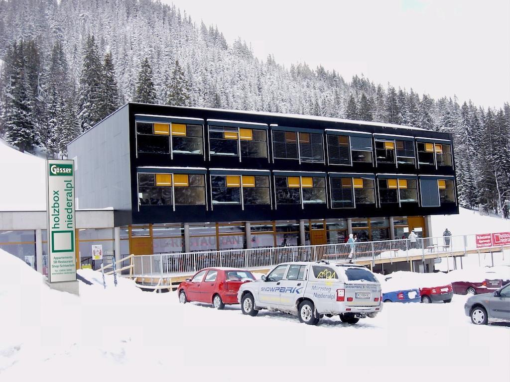 Holzbox Niederalpl Aparthotel Mürzsteg Kültér fotó
